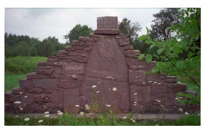 Summit cairn in 1998