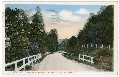 Hairpin Curve, Jacobs Ladder Roadway, Chester, Mass.