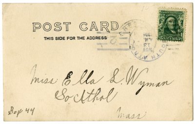 Souvenir Chester Mass. reverse