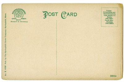 Emery Mill, Chester, Mass. reverse