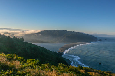 Mouth of the Klamath River and Pacific Ocean