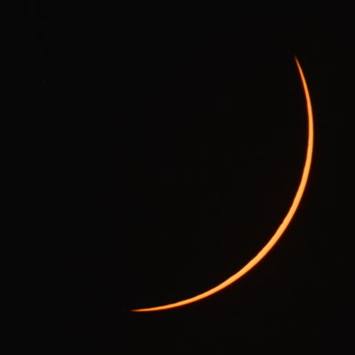 solar eclipse maximum occlusion (99% diameter) at 11:33 AM MDT,  Aug 21 2017 _DSC9161.JPG