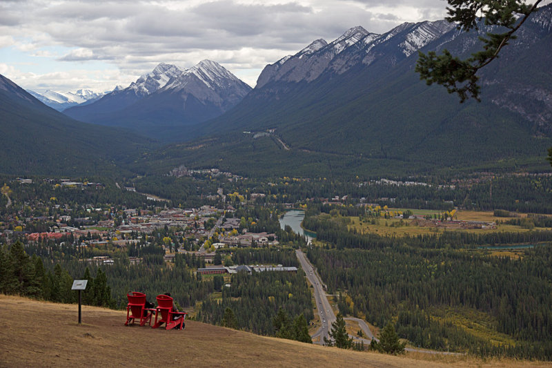 from Mt Norquay Scenic Drive