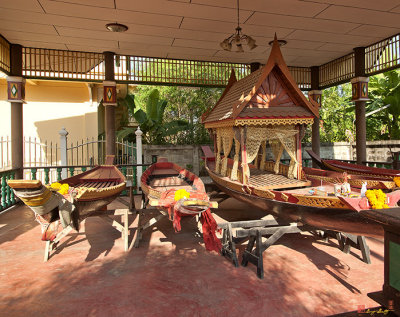 Wat Tsai Replicas of Boats Used by Phra Chao Sua (DTHB0842)