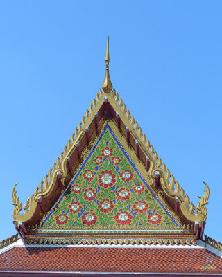 Wat Nang Ratchaworawihan Phra Ubosot Gable (DTHB0881)