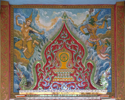 Wat Sopanaram Phra Wihan Entrance Painting (DTHCM1243)