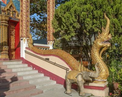 Wat Sawang Banthoeng Phra Wihan Makara and Naga (DTHCM1259)