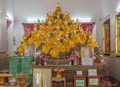 Wat Apson Sawan Phra Ubosot 28 Buddha Images (DTHB1914)