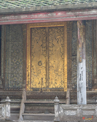Wat Apson Sawan Scripture Hall or Library Doors (before Restoration) (DTHB1927)