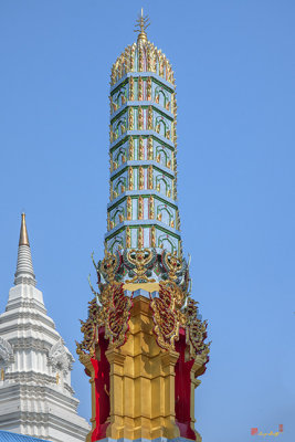 Wat Khunchan Merit Shrines Pinnacle of One of Three Prangs or Chedi (DTHB2028)