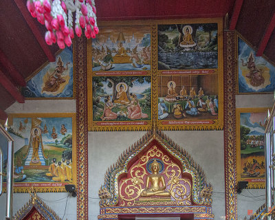 Wat Fa Ham Phra Wihan Door Lintel and Entrance Paintings (DTHCM1342)