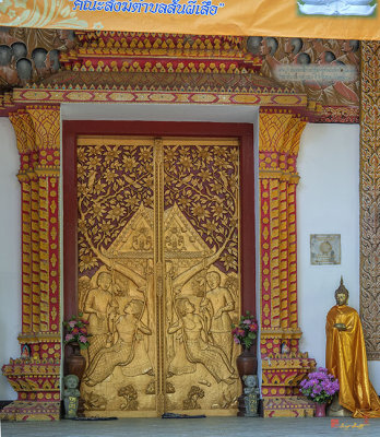 Wat Pa Khoi Nuea Phra Wihan Doors (DTHCM1487)