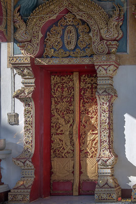 Wat Buppharam Phra Wihan Left Side Doors (DTHCM1575)