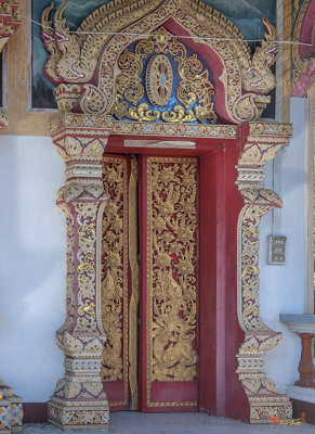 Wat Buppharam Phra Wihan Right Side Doors (DTHCM1577)