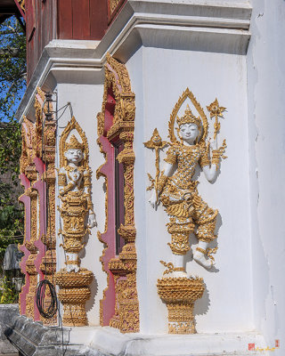 Wat Chedi Sathan Phra Tri (Holy Scripture Library) Images on the Wall (DTHCM1646)
