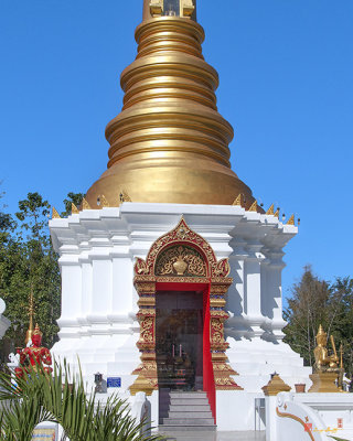 Wat Kumpa Pradit Phra That Praditvee Sri Lanna Chedi Base (DTHCM1675)