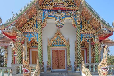 Wat Phratat Chom Taeng Phra Ubosot Entrance (DTHCM1688)