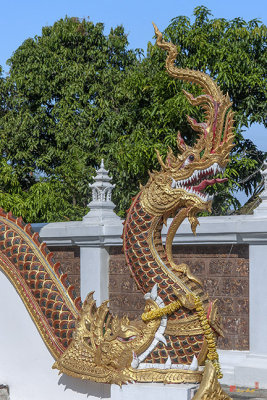 Wat Mae Tao Hai Phra Ubosot Makara and Naga (DTHCM1803)