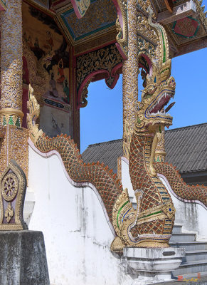 Wat Huai Bong Watthanaram Phra Ubosot Makara and Naga (DTHCM1839)