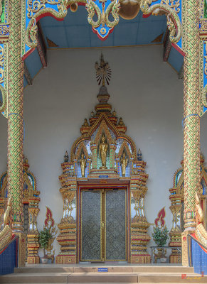 Wat Chedi Mae Krua Doors of Wihan to Honor His Majesty (DTHCM1860)