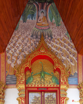 Wat Si Ngam Phra Wihan Door Lintel and Entrance Painting (DTHCM1904)