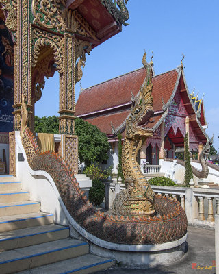 Wat Rom Luang Phra Ubosot Makara and Naga (DTHCM1925)
