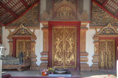 Wat Mo Kham Tuang Phra Wihan Doors (DTHCM0651)