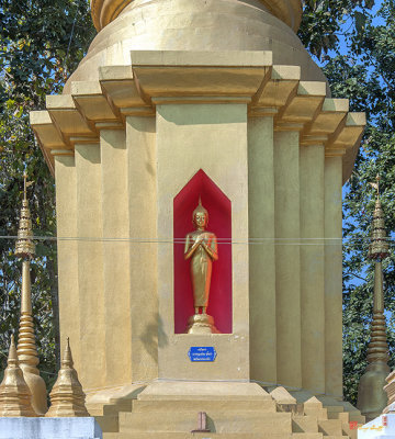 Wat Siritham Mongkon Phra That Chedi Buddha Image Niche (DTHCM2083)