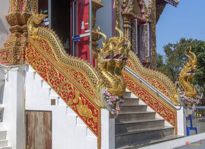 Wat Phra That Doi Saket Phra Wihan Makara and Naga Guardians (DTHCM2188)