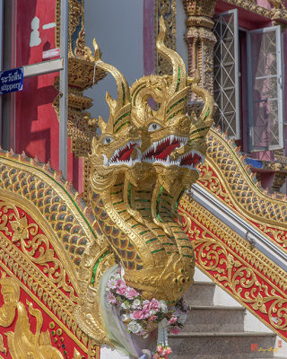 Wat Phra That Doi Saket Phra Wihan Makara and Naga Guardian (DTHCM2189)