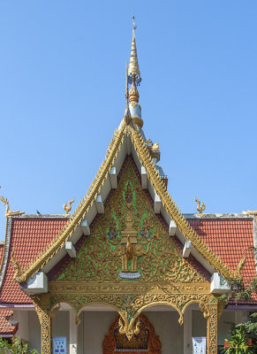 Wat Phra That Doi Saket Wihan of a Revered Monk Gable (DTHCM2198)