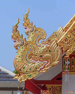 Wat San Pu Loei Monk Shrine Makara and Naga Roof Finials (DTHCM2294)