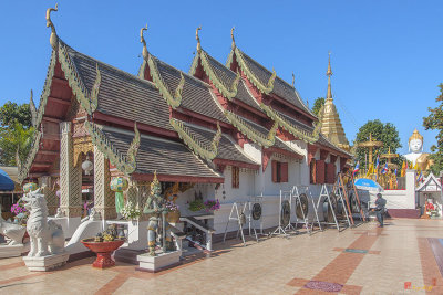 Wat Phra That Doi Kham Phra Wihan, Phra Chedi and Phra Buddha Napeesipinkarat (DTHCM2363)