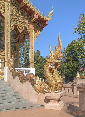 Wat Phra That Doi Kham Phra Ubosot Makara and Naga Guardian (DTHCM2383)