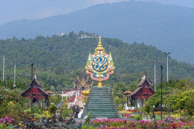 Wat Phra That Doi Kham from Royal Park Rajapruek (DTHCM2389)