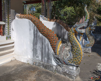 Wat Pongnoi Phra Ubosot Makara and Naga Guardians (DTHCM2427)
