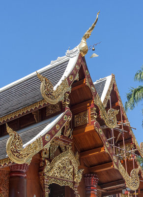 Wat Ram Poeng Phra Ubosot Gallery Gable (DTHCM2443)