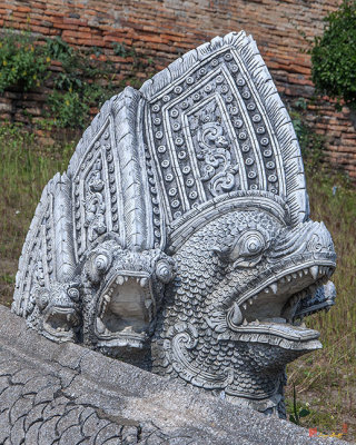 Wat Phra That Lampang Luang Naga Temple Stairway Guardian (DTHLA0031)