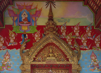Wat Puack Chang Phra Wihan Door Lintel (DTHCM0162)