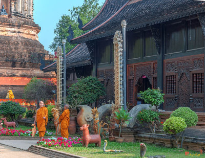Wat Lok Molee Monks Chatting (DTHCM2567)