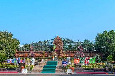 Monuments, Lamphun Province, Thailand