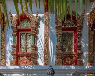 Wat Sangkaram Phra Ubosot Windows (DTHLU0419)