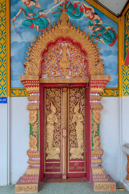 Wat Phan Ta Koen Phra Ubosot Side Doors (DTHLU0478)
