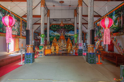 Wat Phan Ta Koen Phra Ubosot Interior (DTHLU0480)