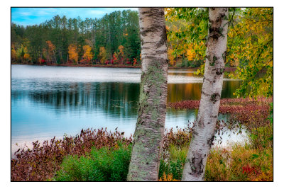Wisconsin Lake in Autumn