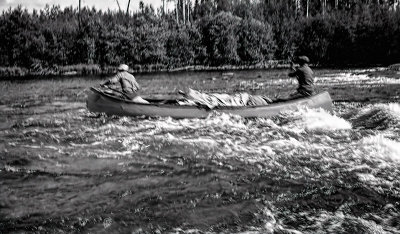 Canoe on the Rapids