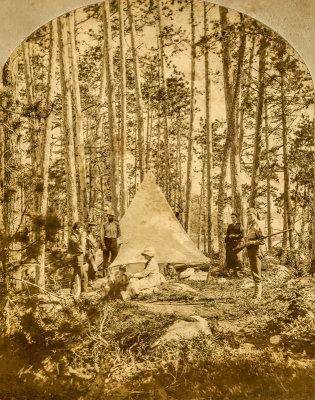 Tent in the Woods 