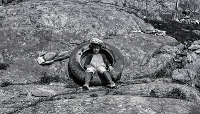 Child in a Tire