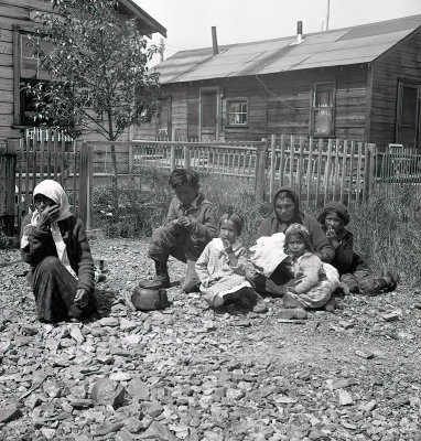 Family with Kettle