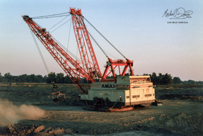 AMAX Coal Company Bucyrus Erie 2570W (Chinook Mine)